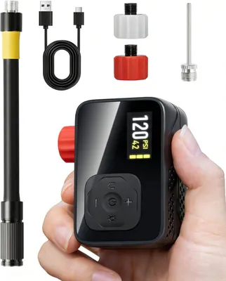 Productafbeelding van Elektrische minipomp - 120 PSI - Met led-lamp
