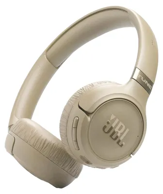 Zdjęcie produktu dla JBL Tune 680NC, Przewodowy i Bezprzewodowy, Połączenia/muzyka, 20 - 20000 Hz, 161 g, Zestaw słuchawkowy, Beżowy