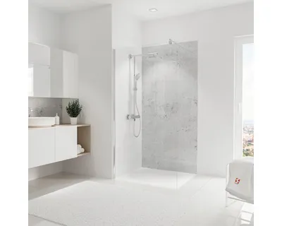 Produktbild von SCHULTE Duschrückwand DecoDesign Steinoptik hell Hochglanz 210 x 100 cm LW19010213 702