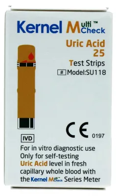Productafbeelding van Multicheck Urinezuur Strips (25 stuks)