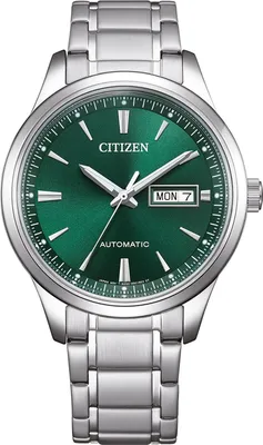 Citizen NY4058-79XE Herrenuhr Automatik Stahl/Grün 1