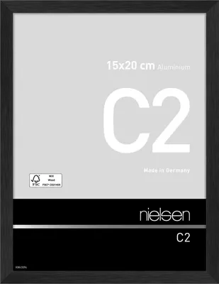 Obrázok produktu pre Hliníkový rám Nielsen C2 15x20 cm čierny matný