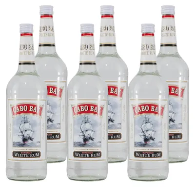 Produktbild von Cabo Bay White Rum (6 x 1,0L)