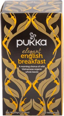 Produktbild von Pukka Tee elegantes englisches Frühstück 20 x 2,5 Gramm