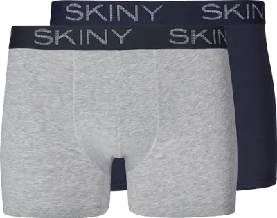 Produktbild von Skiny 2er Pack Baumwolle Retro Short / Pant Perfekter Passform dank Stretchanteil, Logo im angesetzten Bundgummi, Angenehmes Tragegefühl