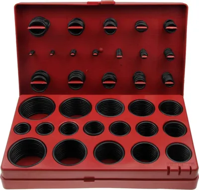 Produktbild von O-Ring dichtring Dichtung Sortiment ø 3 - 50 mm Spezial Säurebeständig 419 tlg.