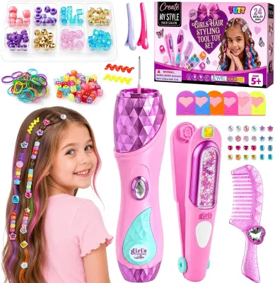 Produktbild von Solidchoice – Set für selbstgemachte Haaraccessoires für Mädchen