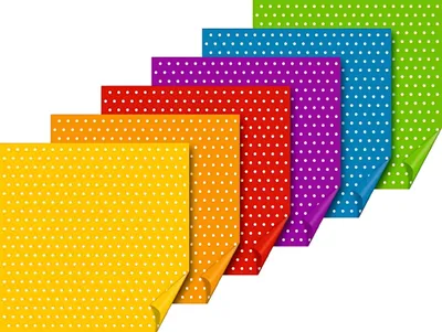 Produktbild von HEYDA 204875552 Faltblätter Punkte 15 x 15 cm