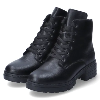 Productafbeelding van Rieker dames veterschoen, zwart