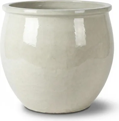 Obrázok produktu pre Záhradný kvetináč veľký Provencelia NEWTON, mrazuvzdorný, Biela, Ø55 x V46 cm, 42 l