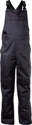 Produktbild von DASSY® Dakota Flammhemmende Latzhose mit Kniepolstertaschen SCHWARZ Gr.52 Länge: STANDARD