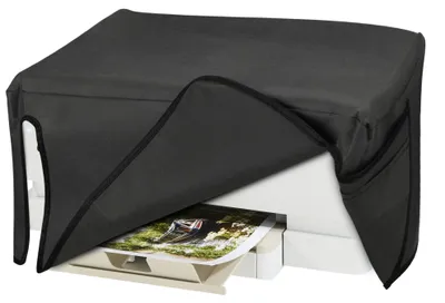 Produktbild von kwmobile Cover kompatibel mit HP Envy Inspire 7220e / Inspire 7255e - Tasche Hülle Drucker - Staubschutzhülle Schutzhaube Schutzhülle - Dunkelgrau