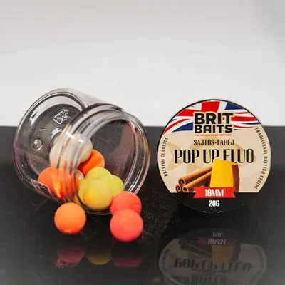 Produktbild von BritBaits Pop Up fluo 3xColor Mix Käse-Zimt 16 mm