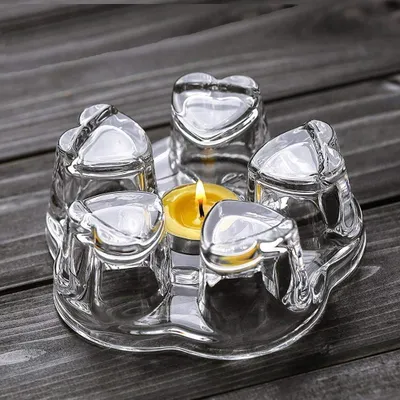 Produktbild von Glas Stövchen, Kristallklar, 600 g, für Teekannen