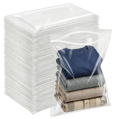 50 wiederverschließbare Beutel 24 x 36 cm, transparent, LDPE