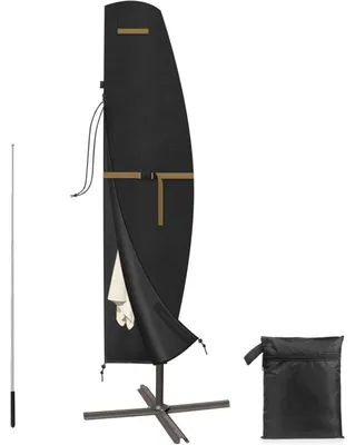 Obrázek produktu pro Obal na slunečník pro zahradní slunečníky o průměru až 300 cm, rozměry 265x40/70/50 cm, materiál Oxford, voděodolný, větruodolný