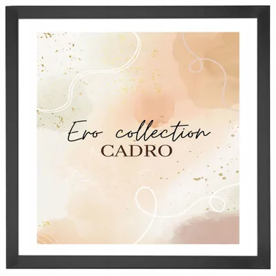Produktbild von Cadro Rahmen 40x40 schwarz quadratisch Bilderrahmen