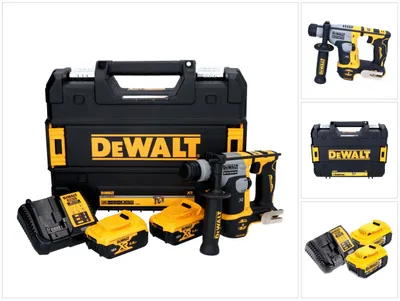 Produktbild von DeWalt DCH 172 P2 Akku Bohrhammer 18 V 16 mm 1,4 Joule SDS plus Brushless + 2x Akku 5,0 Ah + Ladegerät + TSTAK