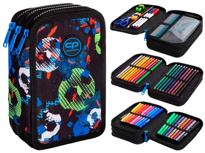 Image de Coolpack Jumper 3 Football accessoires trousse bleu
