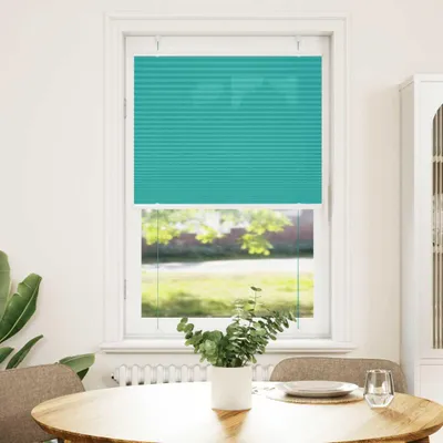 Obrázek produktu pro vidaXL Plisovaná roleta petrolejově zelená 70x150 cm šířka látky 69,4 cm polyester