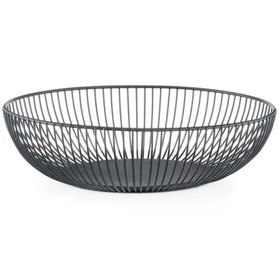 Immagine prodotto di Ciotola da cucina in metallo, cesto di frutta, ciotola decorativa in filo metallico.