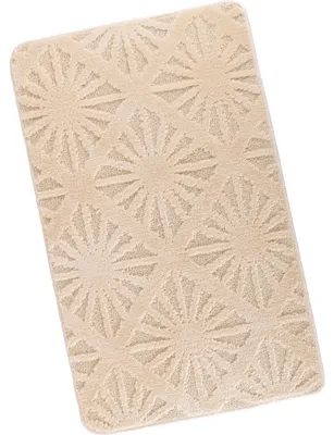Image de Tapis de salle de bain 60x100cm Rays off-white
