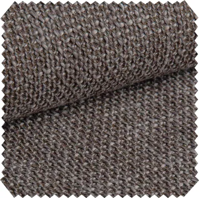 Produktbild von novely® LANZ SOFT - Melierter Polsterstoff mit Webstruktur - Grob gewebter Möbelstoff - Pflegeleichte Meterware 1lfm - Farbe: 50 Dunkelbraun Graubraun