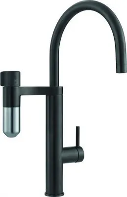 Produktbild von FRANKE 120.0551.242 Armatur VITAL Caps. 2in1, SEMI PRO Brause, Black Matt/ Edelstahl-Optik / Filter-Armatur