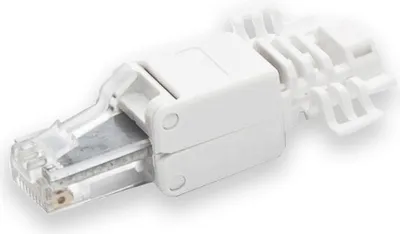 Produktbild von PremiumX Netzwerkstecker RJ45 für CAT6 LAN-Stecker für Verlegekabel Innenleiter Stecker werkzeuglos