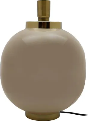 Produktbild von Tischlampe Art Deco 100 Taupe / Gold