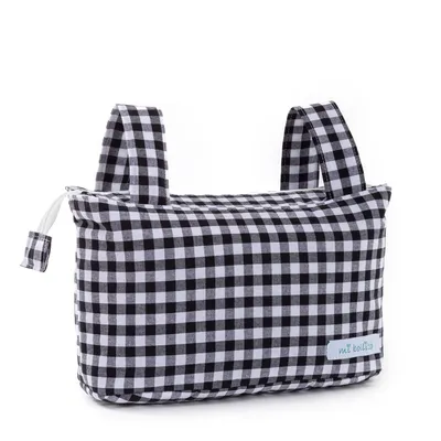 Obrázok produktu pre Organizačná taška na kočík Mi bollito Black Vichy 15 x 18 x 45 cm