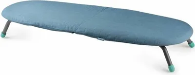 Obrázok produktu pre Domo DO7116P, Žehliaca stolička, Bavlna, Polyester, Čierna, Modrá, Bez vzoru, Modrá, Oválny