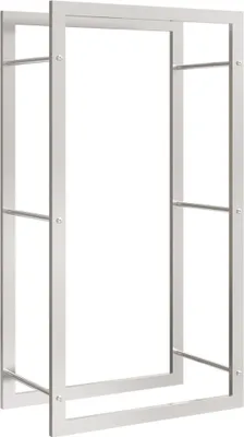 Zdjęcie produktu dla Stojak na drewno opałowe, 50x28x94 cm, stal nierdzewna