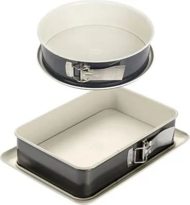 Immagine prodotto di Stampo per dolci e rettangolare Dr. Oetker Back Trend, 28 cm e 28 x 18 cm, acciaio con rivestimento antiaderente, cerniera, senza PFAS