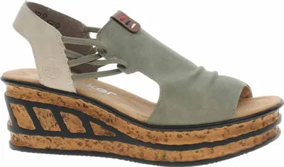 Produktbild von Nabukino Keil-Sandalen mit Gummibändern