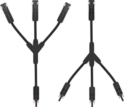 Produktbild von hb-digital Solarstecker Verteiler Y-Typ 3-fach Solarkabel Verbinder für Photovoltaik