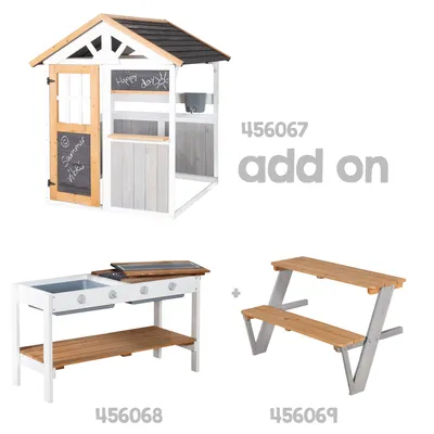 Produktbild von Roba 456067 Spielhaus – Outdoor + 1110x1055x1335 mm
