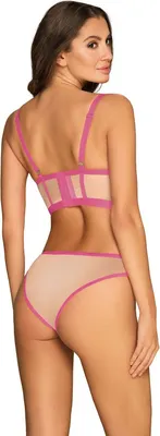 Productafbeelding van Nudelia tweedelige bh-set - huidskleur/roze
