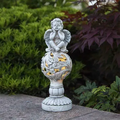 Produktbild von SOLAR GUARDIAN ANGEL KERZE für den Garten oder das Grab