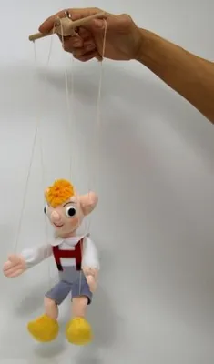 Obrázok produktu pre Textilná marioneta Hurvínek 25cm