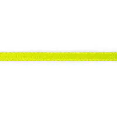 Obrázek produktu pro Saténová stuha, 4 m x 6 mm, neonově žlutá