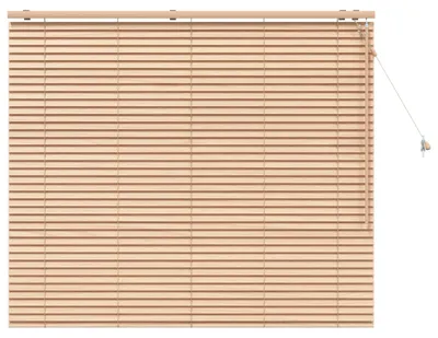 Zdjęcie produktu dla Żaluzja dekoracyjna, imitacja drewna dębowego, 160 x 130 cm, 35 mm, wykonana z litego drewna paulowni