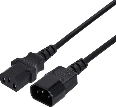 Produktbild von Gembird PC-189-VDE Stromkabel Schwarz 1 8 m C14-Koppler