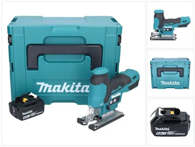 Zdjęcie produktu dla Akumulatorowa wyrzynarka wahadłowa Makita DJV 185 T1J 18 V bezszczotkowa + 1x akumulator 5,0 Ah + Makpac - bez ładowarki
