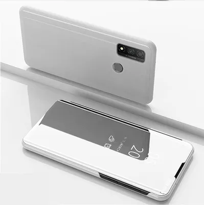Produktbild von Huawei P Smart (2020) Hülle - Coverup Mirror View Case - Silber
