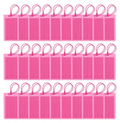 Produktbild von Omgoods – 30 flexible Gepäckanhänger aus PVC für Koffer und Taschen