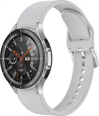 Produktbild von Bstrap Silicone Armband für Samsung Galaxy Watch 4 / 5 / 5 Pro / 6, gray