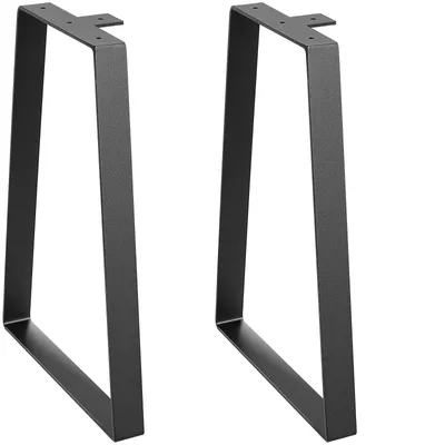 Produktbild von Stahl Tischbeine, Trapezoid-Design, Set aus 2 Stück, 400lbs
