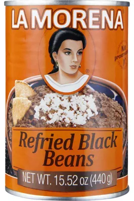 Produktbild von LA MORENA - Frittiertes Schwarze-Bohnenpüree -