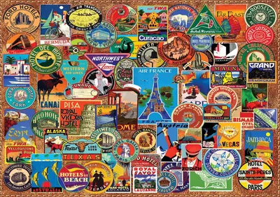 Produktbild von Art puzzle - Puzzle World Traveler - 1500 dielov